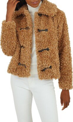 Faux Fur Toggle Jacket