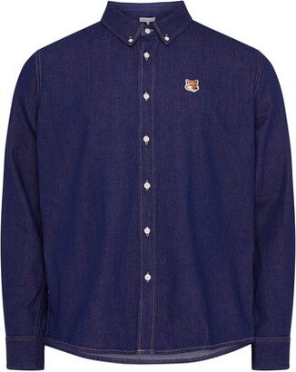 Institutional fox head patch casual shirt