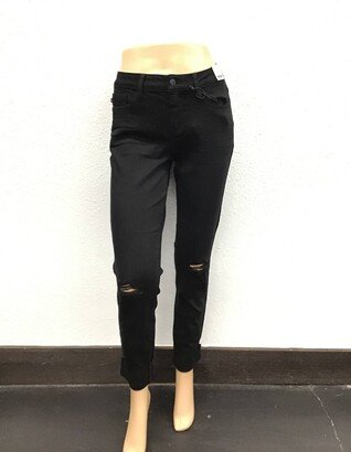 Judy Blue Distressed Jeans In Black