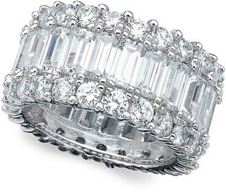 Cubic Zirconia Baguette Eternity Ring