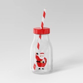 12oz Christmas Santa Tumbler with Straw - Wondershop™