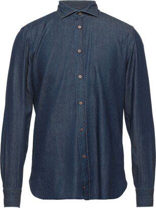 GIAMPAOLO Denim Shirt Blue