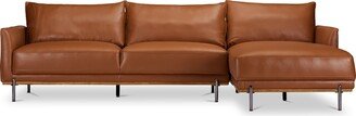 TRP Jude 2pc Leather Sectional Sofa