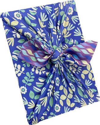 Shiki Wrap Leafi/Blue Wavi Large 28