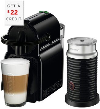 Nespresso By Inissia Single-Serve Espresso Machine And Milk Frother With $22 Credit-AA