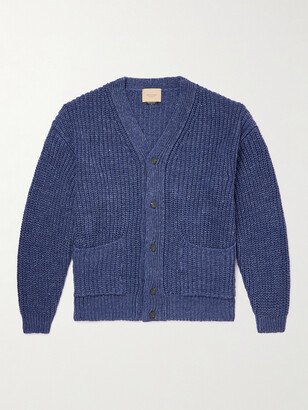 Ribbed Linen Cardigan