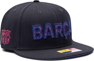 Fan Ink Men's Navy Barcelona Bode Fitted Hat