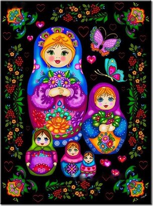 5D Diy Diamond Painting Russian Dolls Mosaic Fantasy Angels Needlework Embroidery Cross Stitch Rhinestone Decor