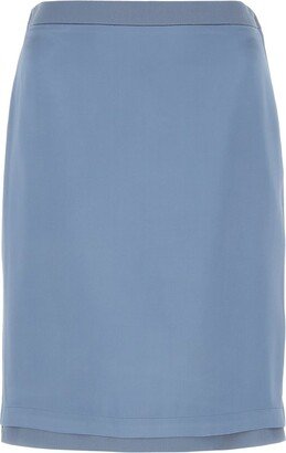 Logo Patch Midi Skirt