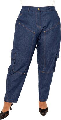 BUXOM COUTURE Straight Leg Carpenter Jeans