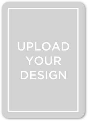 Christmas Cards: Upload Your Design Christmas Card, White, Standard Smooth Cardstock, Rounded-AA