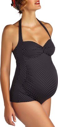 Maternity Montego Bay Jacquard One-Piece Swimsuit