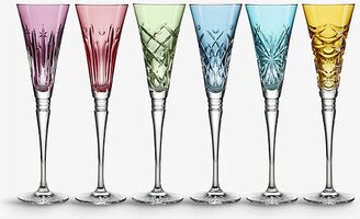 Winter Wonders Crystal Flutes set of six