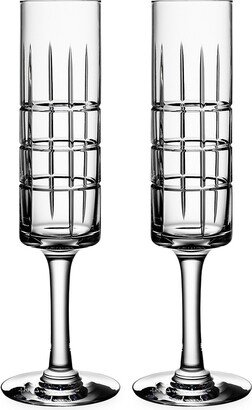 Street 2-Piece Champagne Glass Set