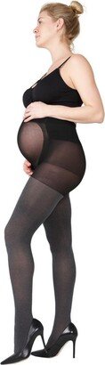 Maternity Opaque Heather Tights-AA