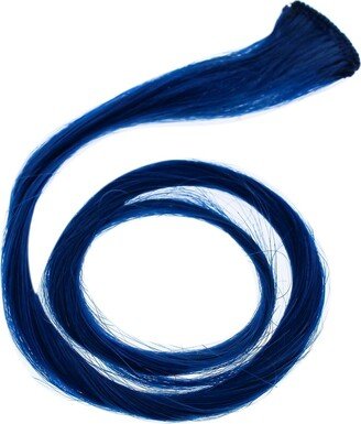 I0085901 16 in. Human Hair Color Strip Clip-in Color Accent for Womens - Blue