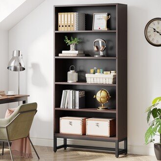 YUZHOU 70.8 inches Bookcase Bookshelf with 5 Tier Shelves