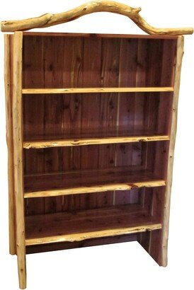 Kunkle Holdings, LLC Red Cedar Log - Bookcase