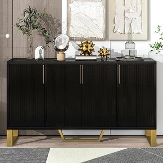 Jims Maison 60 Wide Wood 4-door Sideboard