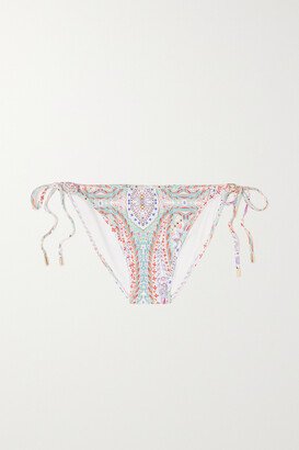 Malta Printed Bikini Briefs - Pink