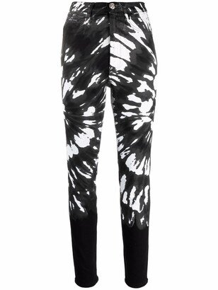 Tie-Dye Slim-Fit Trousers