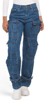 Zayla Denim Cargo Jeans for Women