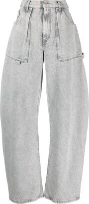 Effie high-waist wide-leg jeans