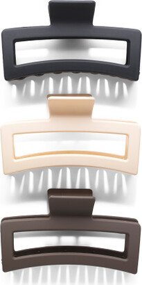 TJMAXX 3Pk Assorted Rectangular Hair Clips