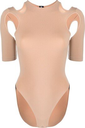 ANDREĀDAMO Cut-Out Stretch-Design Bodysuit