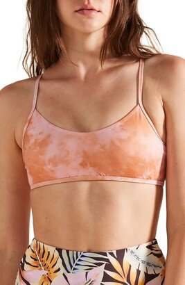 Lace Up Trilet Bikini Top