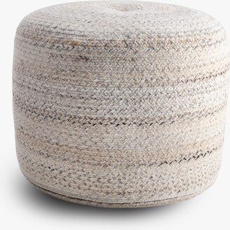 Outdoor Braided Pouffe