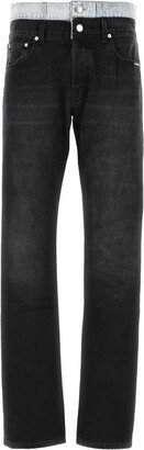 VTMNTS Double Waisted Straight Leg Jeans-AA