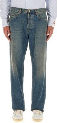Dirty Wash Distressed Jeans-AC