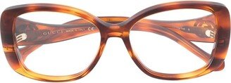 Oversized Square Frame Optical Glasses