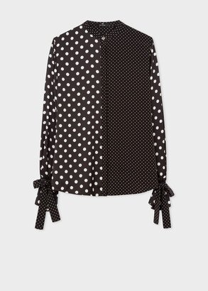 Women's Mixed Polka Dot Shirt