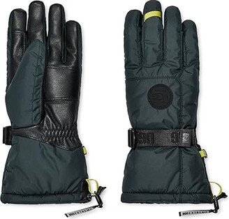 Shasta Gauntlet Gloves with Waterproof Breathable Liner and Microfur Lining (Black) Extreme Cold Weather Gloves