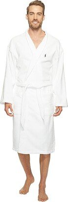 Terry Shawl Robe (White) Men's Robe