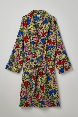 Keith Haring Allover Print Robe