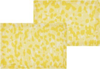 Set of 2 pineapple placemats