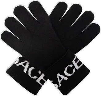 Logo-Embroidered Gloves-AA
