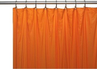 Kate Aurora Hotel Collection Heavyweight Pumpkin Orange Halloween PEVA Shower Curtain Liner - 72 in. W x 72 in. L