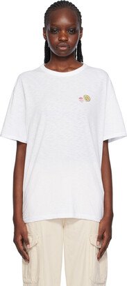 White Fruit Sticker T-Shirt