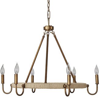 Savannah 6-Light Jute Wrapped Chandelier