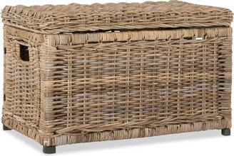 Jonathan Y Elijah 30'' Wicker Storage Trunk