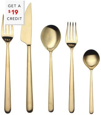 5Pc Flatware Set With $19 Credit-AD