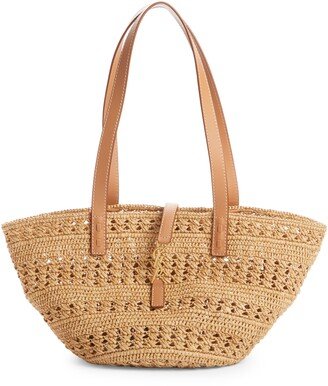 Small Panier Woven Straw Tote