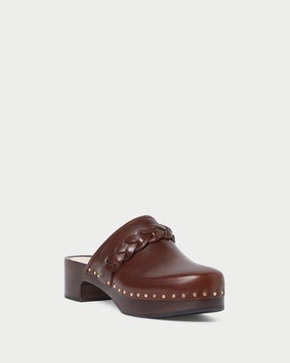 Polina Espresso/Espresso Braided Clog