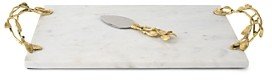 Mistletoe Cheese Board with Spreader-AA