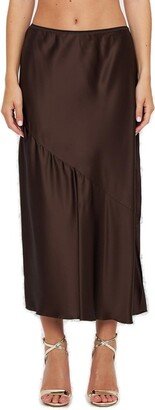 Side Slit Midi Skirt