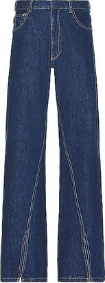 Reverse 23 Straight Denim Jeans in Blue